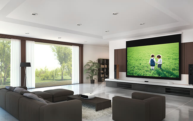 Utilizzo del videoproiettore per l'HomeCinema o in soggiorno