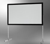celexon schermo mobile con cornice da aprire Expert 305 x 190 cm, proiezione frontale
