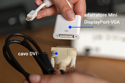 Mini-Displayport-auf-DVI Adapter