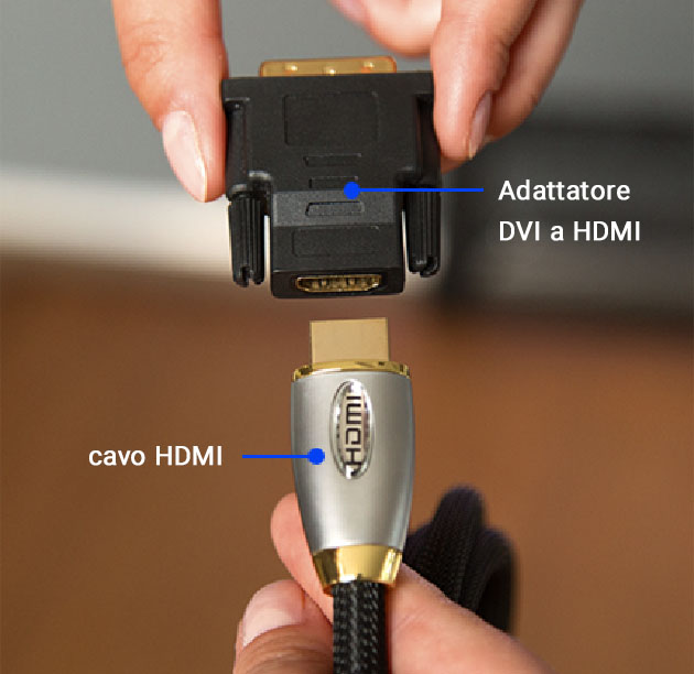 Adattatore DVI a HDMI Adattatore DVI a HDMI