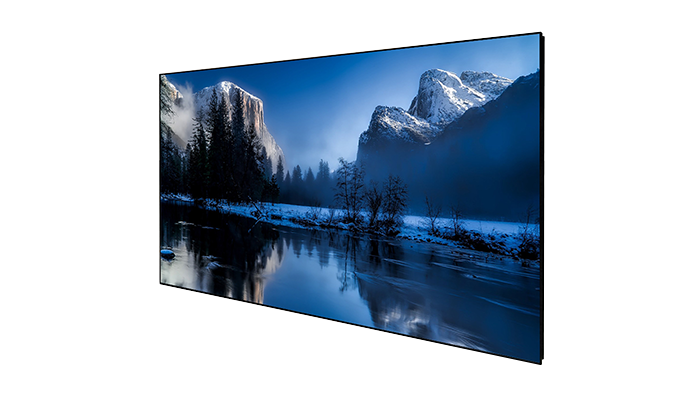 DELUXX Cinema Schermo con cornice ad alto contrasto SlimFrame