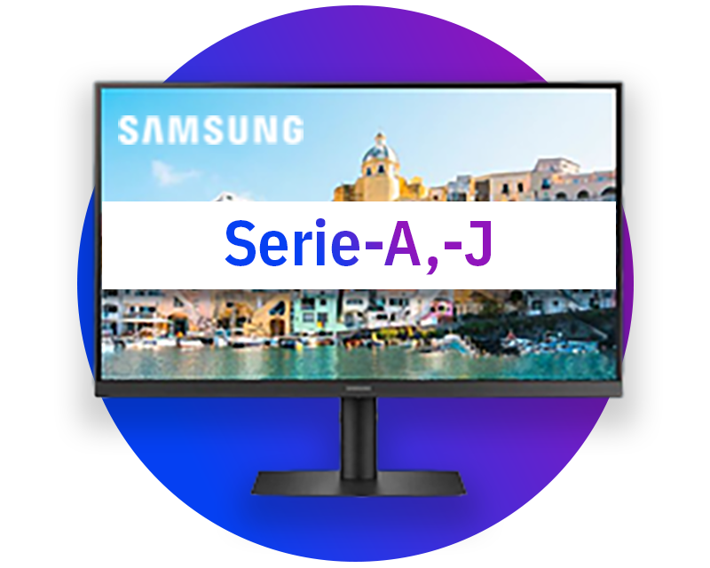 Monitor UHD e WQHD Samsung (serie A e J)