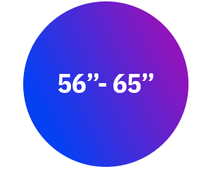 56" - 65"