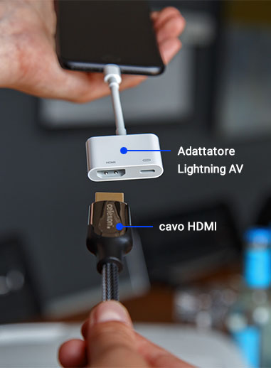 Adattatore Lightning AV