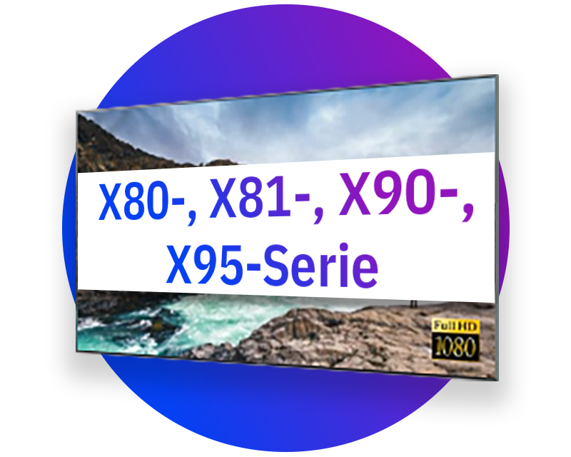 Display Sony con sintonizzatore TV (serie X80, X81, X90, X95)