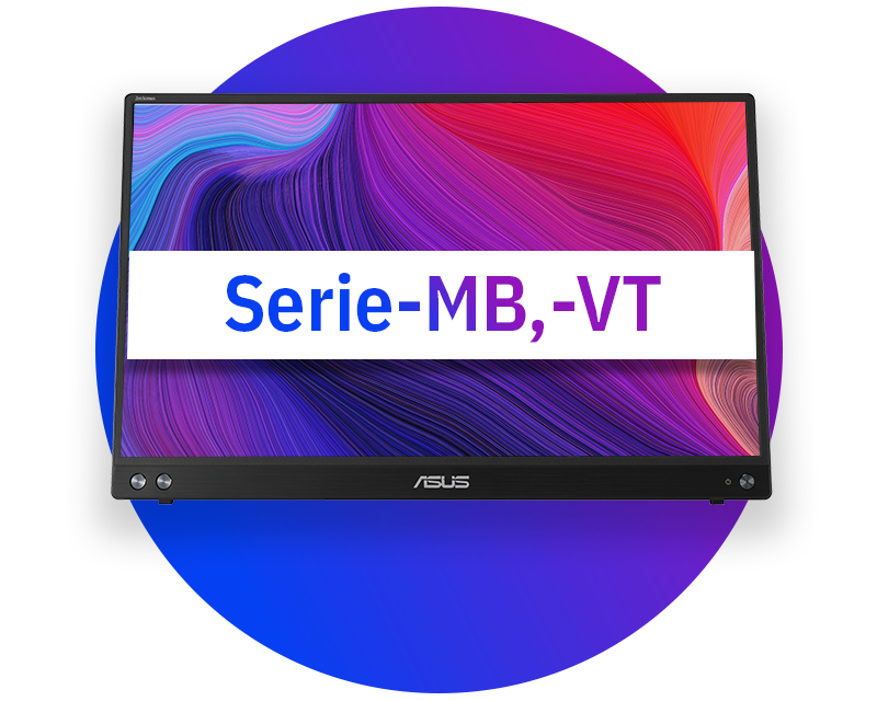 Monitor Asus ZenScreen (serie MB, VT)