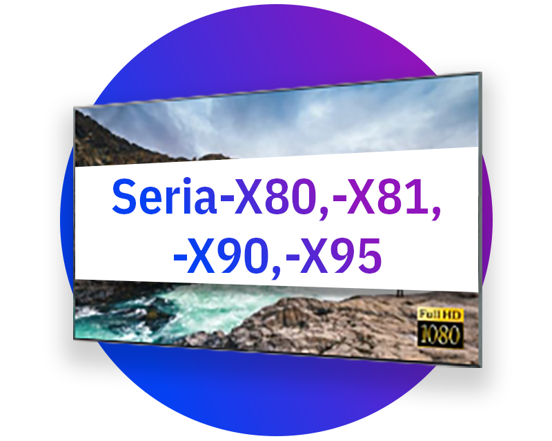 Display Sony con sintonizzatore TV (serie X80, X81, X90, X95)