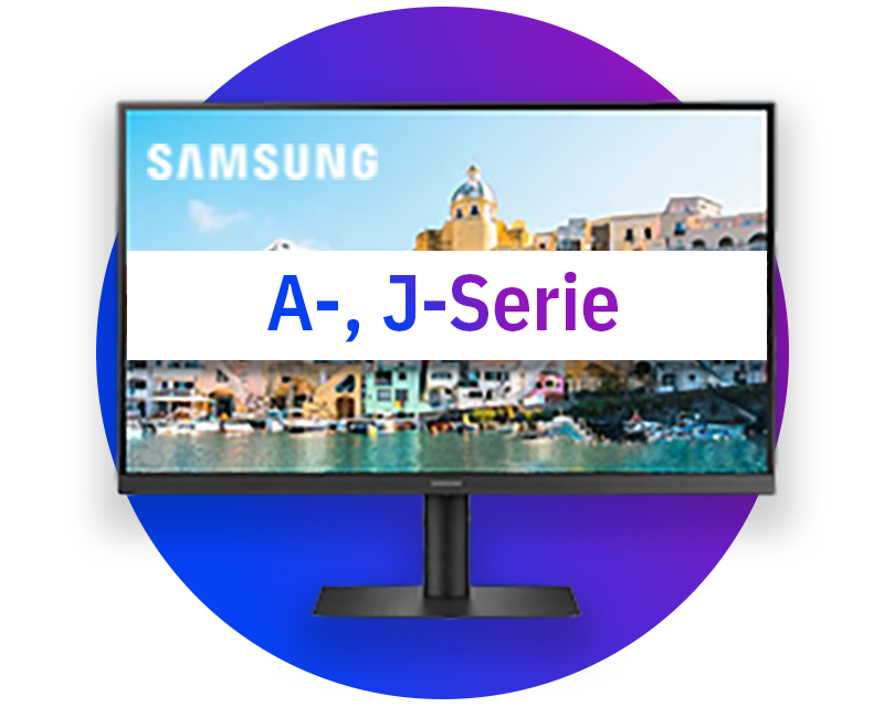 Monitor UHD e WQHD Samsung (serie A e J)